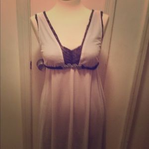 Free People Pewter Velvet Dress Size Large NEW